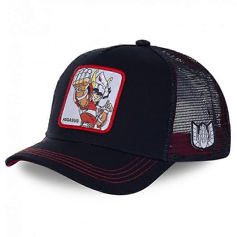 מותג גבס באיכות גבוהה Saint Seiya קריקטורה אנימה snapback כובע בייסבול גברים נשים