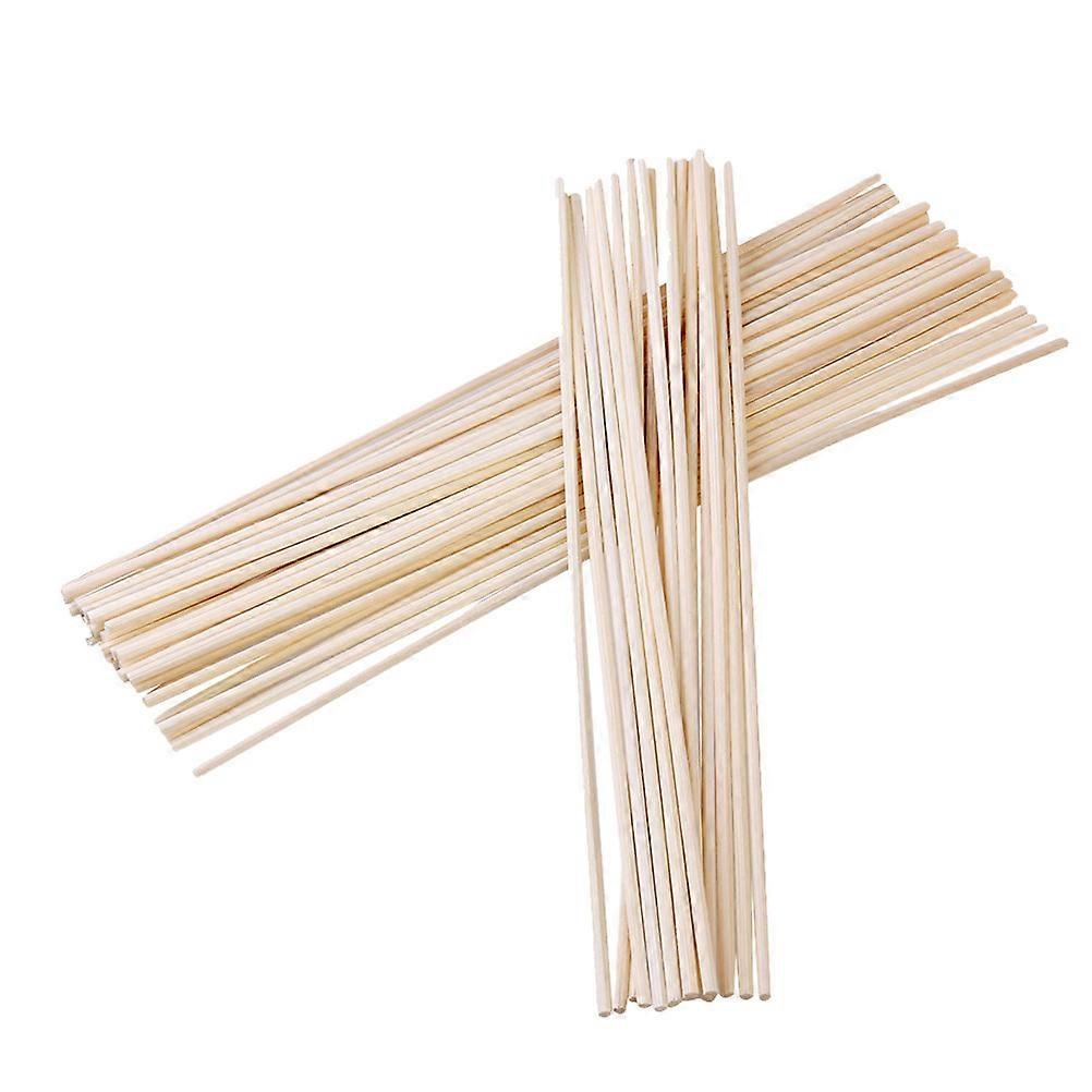 50pcs Rattan Reed Sticks Straight Natural Fragrance Reed Diffuser Aroma Oil Diffuser Rattan Sticks (Ivory)