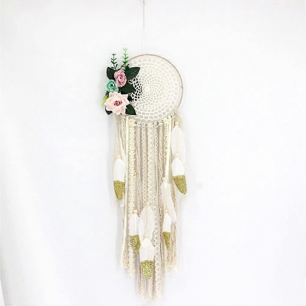 Dream catcher, feather dreamcatcher, macrame wall hanging handmade