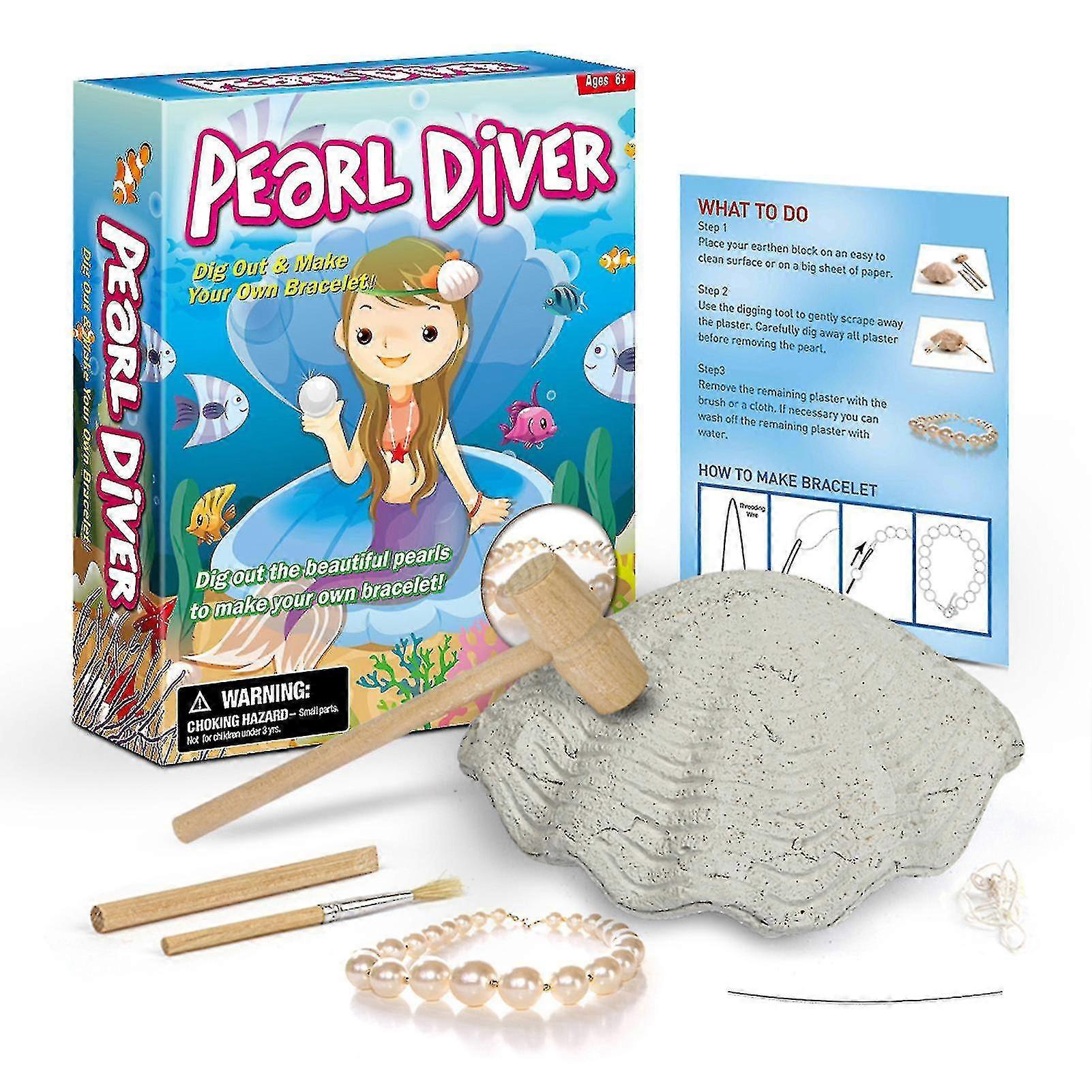 Shell Fossil Excavation Archaeological Toy Set Kids' Early Development