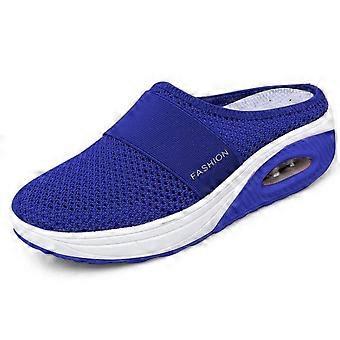 amazon women's blue slip on shoes Women's Shoes Mesh Breathable Casual Half Slippers Inner