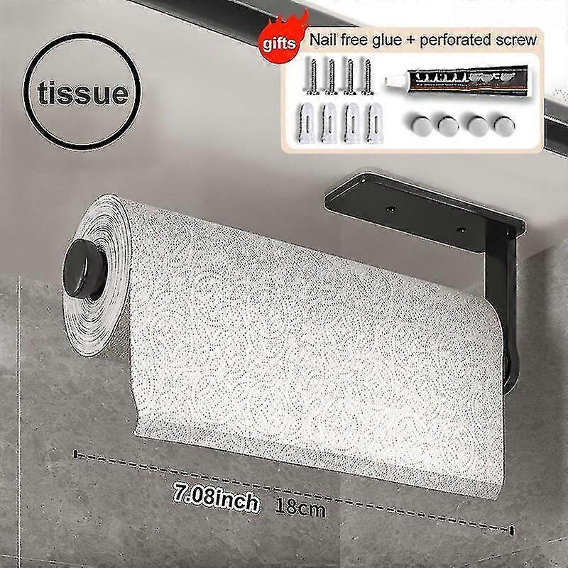 رف تخزين مطبخ جديد مثبت على الحائط رفوف التوابل مساحة ألومنيوم متعدد الوظائف رف مطبخ خال من اللكمة Kichen Organizer- Yvan