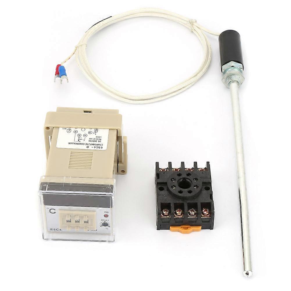 E5C4-R Digital Temperature Controller Thermostat with K Type Thermocouple Probe