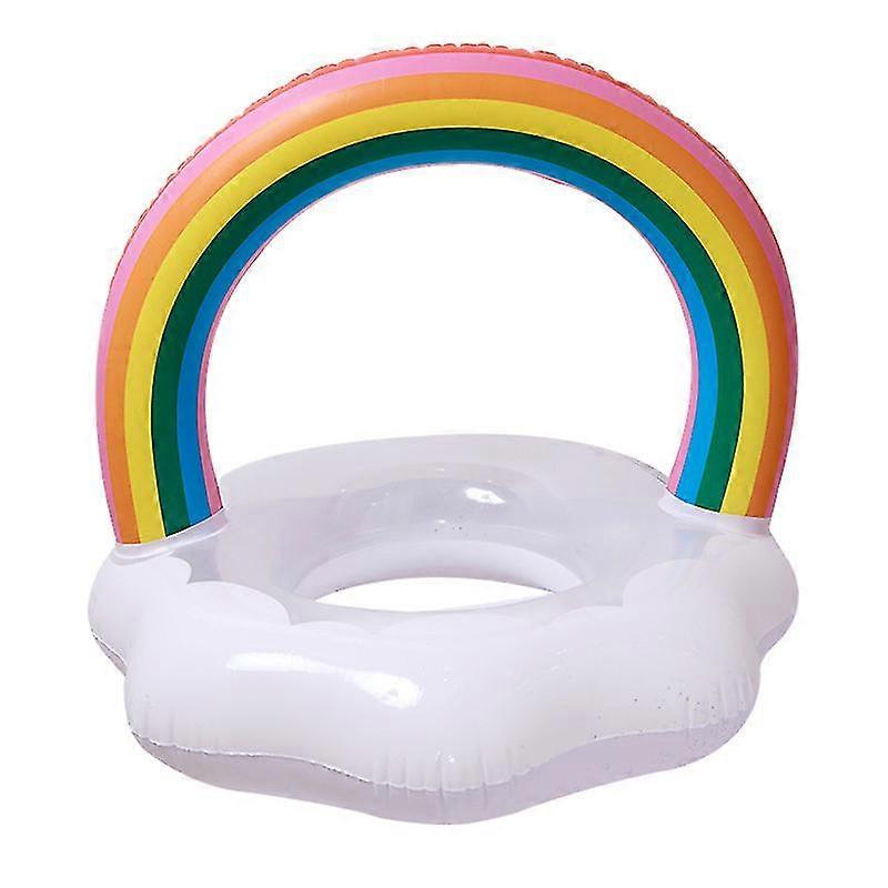 giant inflatable magical pool float with glitter inside, patch kit included, swim innertube