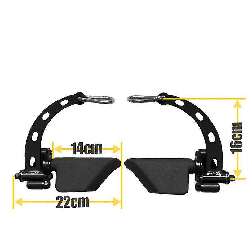 Fitness Pull Back Håndtak Bar Justerbar Roing Høy Pull Down Bar Remskive Bodybuilding Håndtak Grep Treningsutstyr Back Trainer