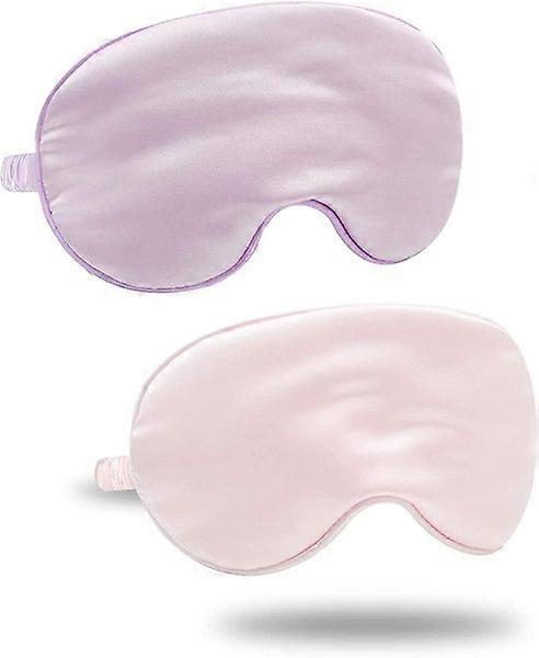 2-Pack Blackout Silk Sleep Masks