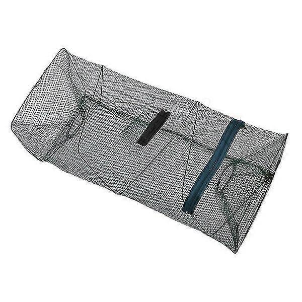 Folded Fishing Net Trap Portable Zipper Bait For Shrimp