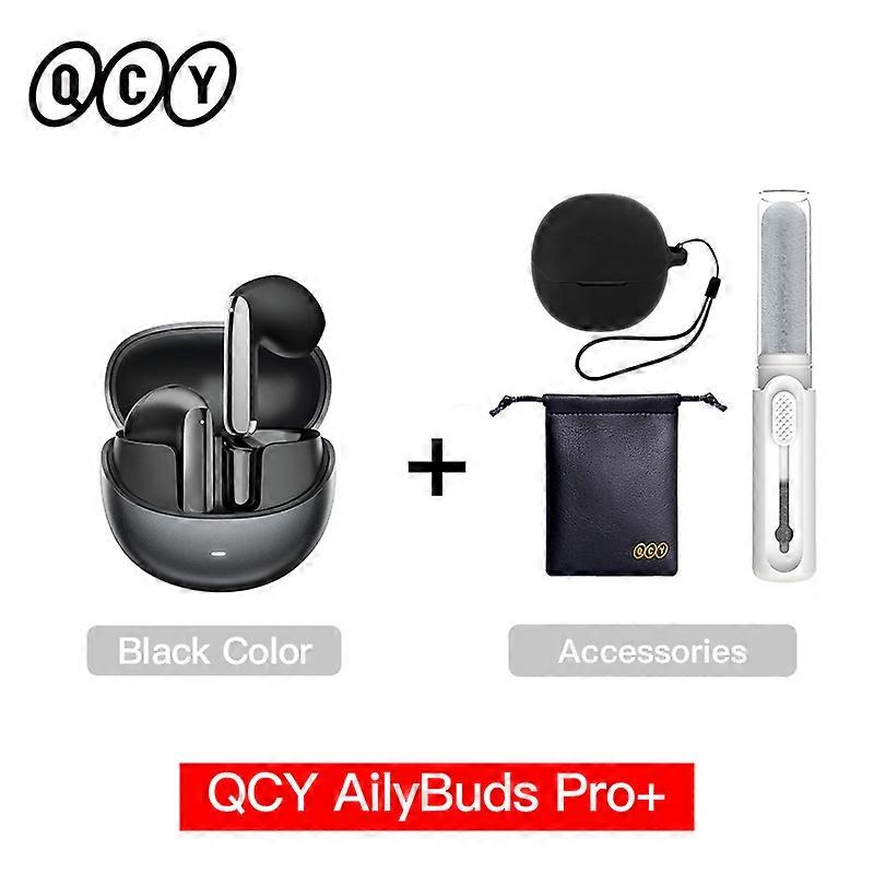 QCY HT10 AilyBuds Pro+ ANC Kablosuz Kulaklık LDAC Bluetooth 5.3 Kulaklıklı Yüksek Çözünürlüklü Ses 6 Mic AI HD Çağrı Çok Noktalı Bağlantı