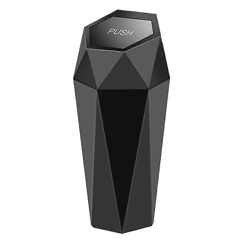 Car Trash Can with Lid Portable Vehicle Auto Car Garbage Can Mini Garbage Bin for Car, Home, Office