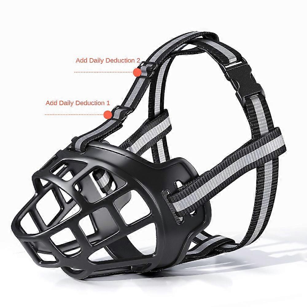 Adjustable Dog Muzzle Basket Muzzle Pet Anti Biting Chewing Cage Muzzle 7 Sizes