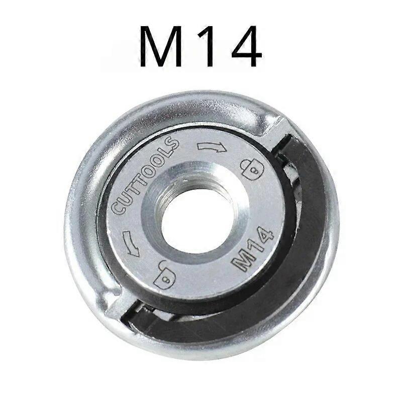 Black Quick Flange Nut M14 Angle Grinder Release Locking Nut Pressing Plate Power Accessories Replacement Clamping Tool