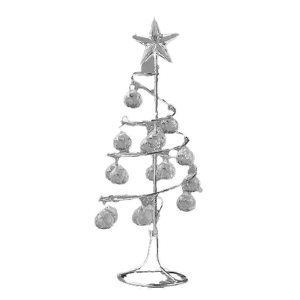 Tabletop Spiral Gems Christmas Tree