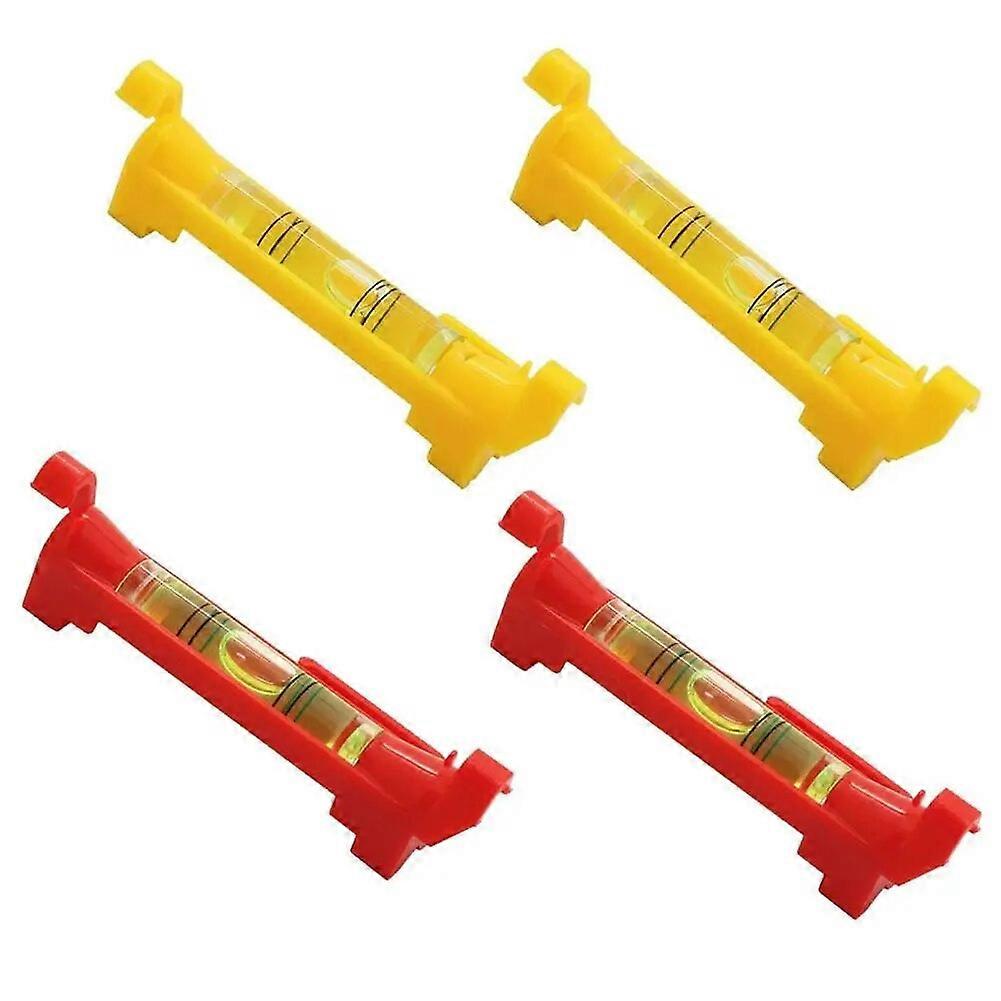 4pcs Line Hanging Bubble Level Gradienter For Building Construction String Level Mini Horizontal Bubble Spirit Levels Tools