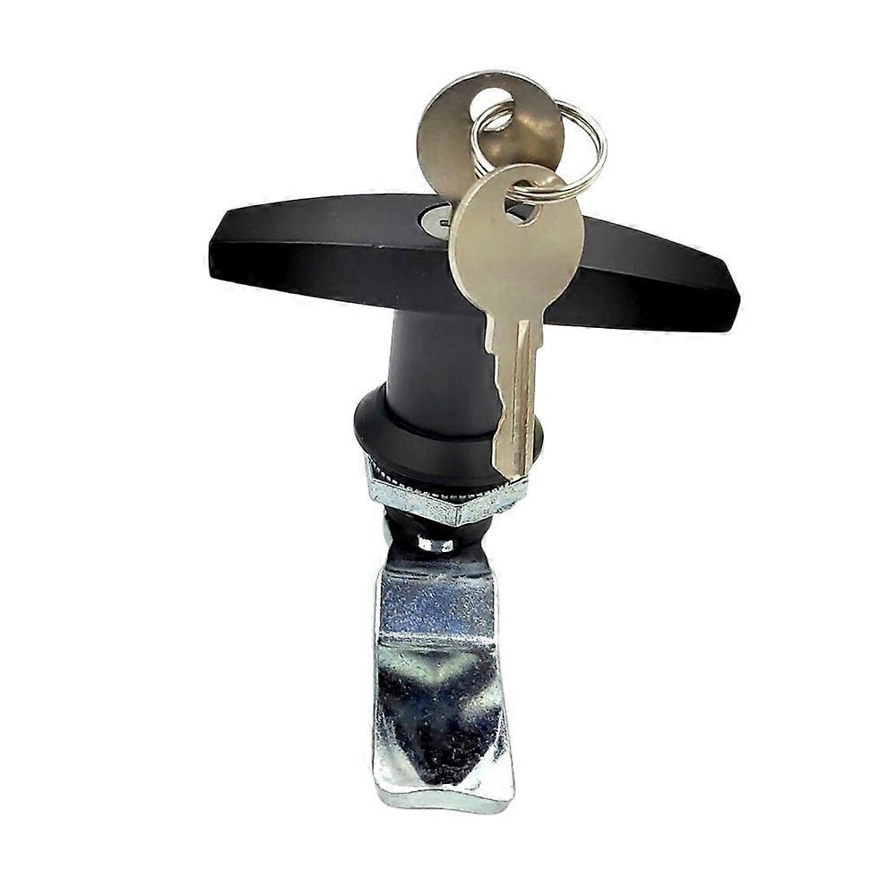 T Type Handle Cam Lock Zinc Alloy for Tool Box, Electrical Cabinet Box, Storage Cabinet, File Cabin