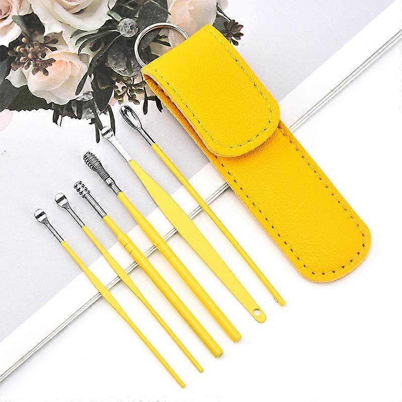 1SET Ear-picking Tool Multi-function Stainless Steel Ear-picking Tool Ear