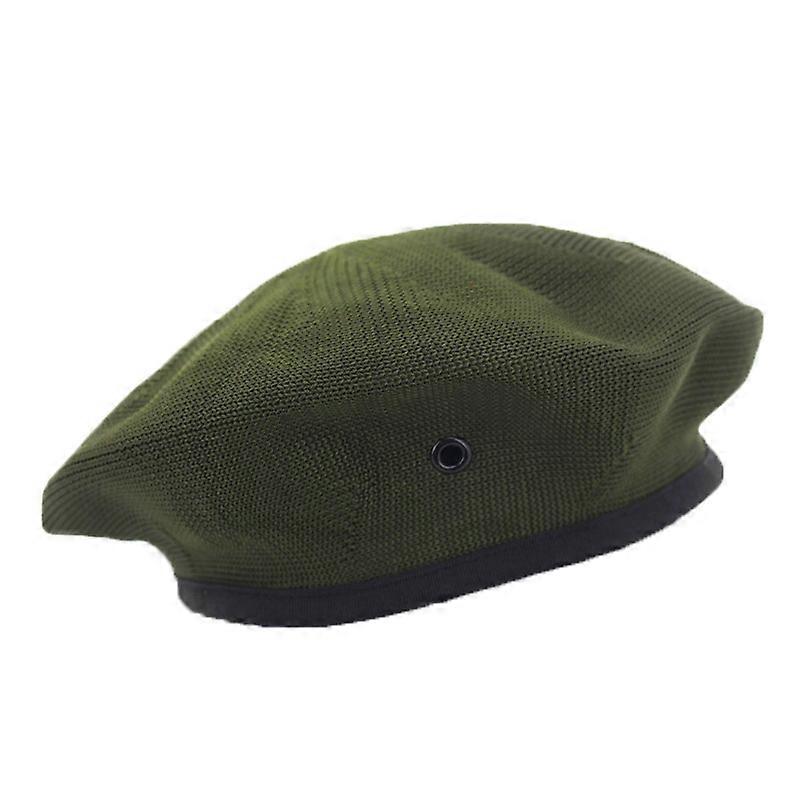 Men Women Soldier Beret Hat Uniform French Style Military Army Cap