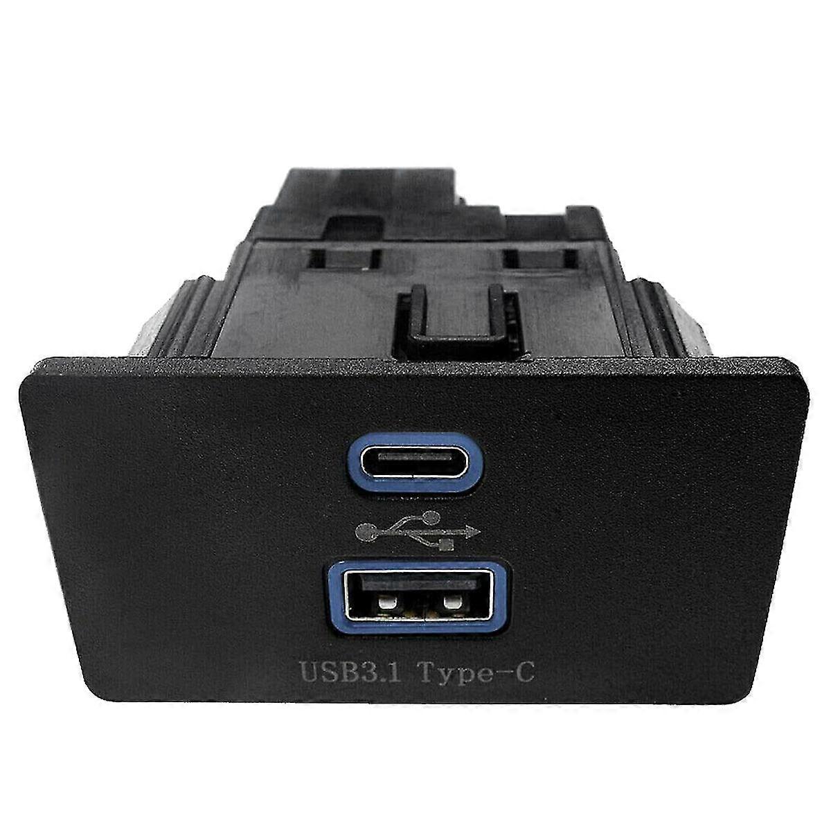 Sync 3 Usb+type-c Dual Interface Module For Carplay Media Wiring Hub Port Hc3z-19a387-b Hc3t-14f014