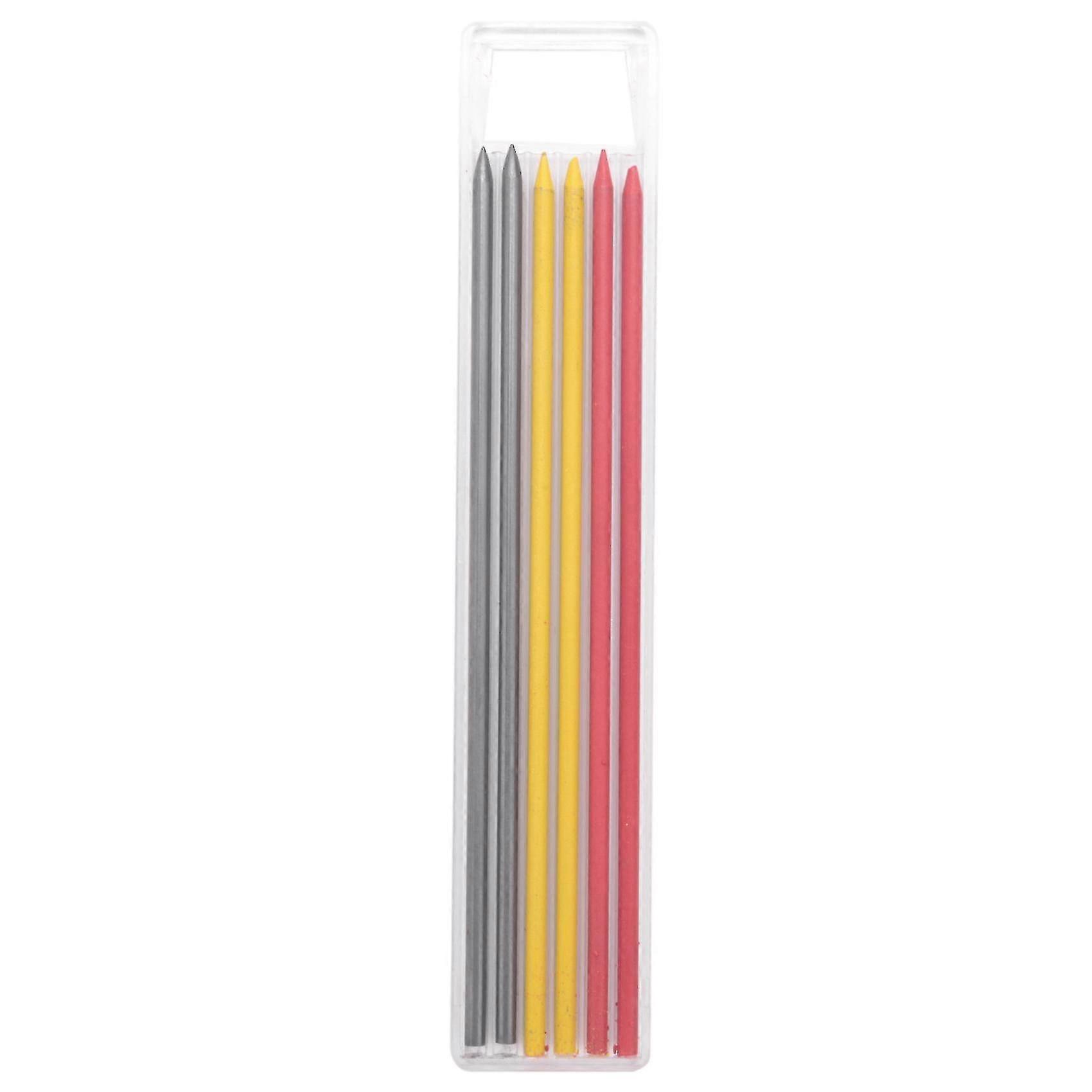 Refill,6 Sticks,long Nostril Auto Pencil Marking Tool,compatible With Carpenter A