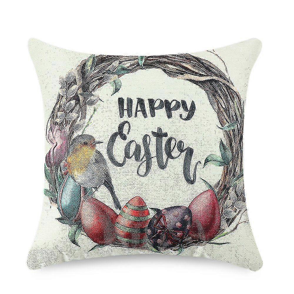 Home Decor Spring Pillow Covers Couch Sofa Easter Pillowcase Throw Pillow Covers