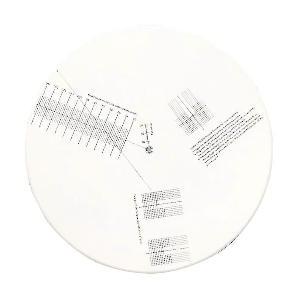 Calibration Plate Adjustment Tool Phono Cartridge Alignment Turntable