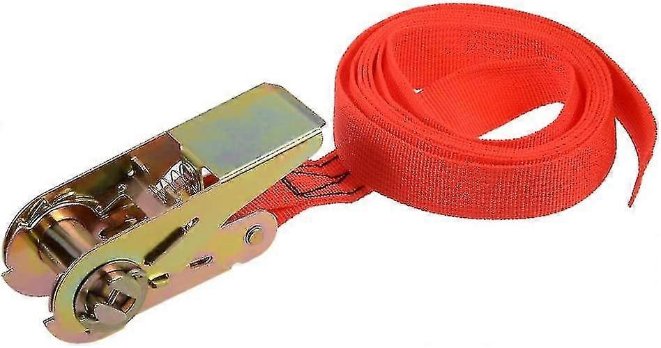 Ratchet Tie Down Lashing Strap 2mx25mm 250kg Load Cap Polypropylene For Moving