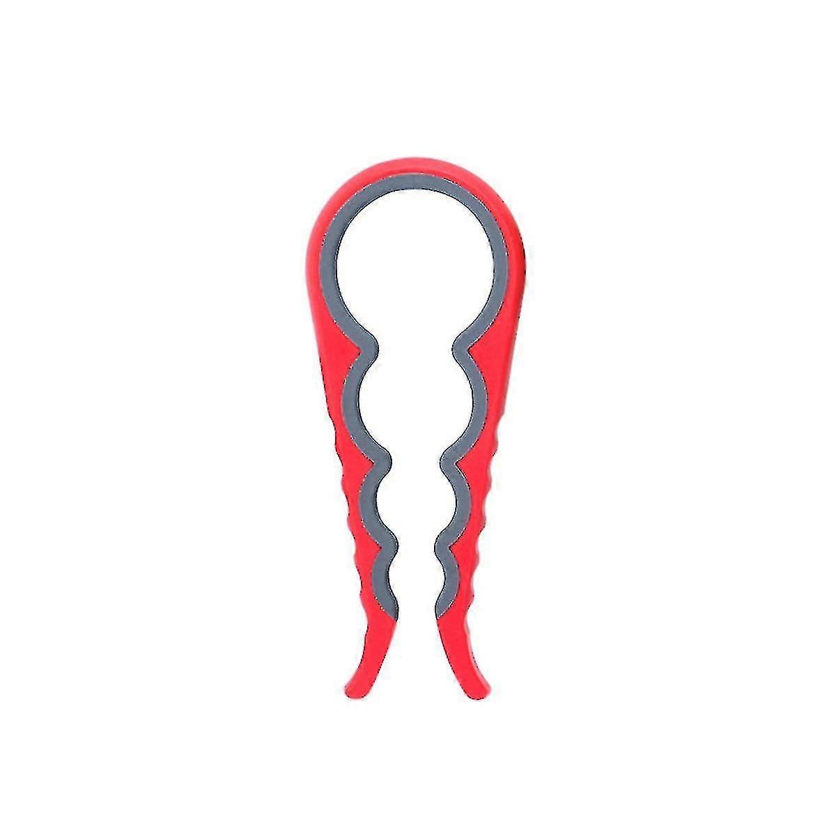 Jar Opener, 4 In 1 Multi Function Can Bottle Gripper(red)