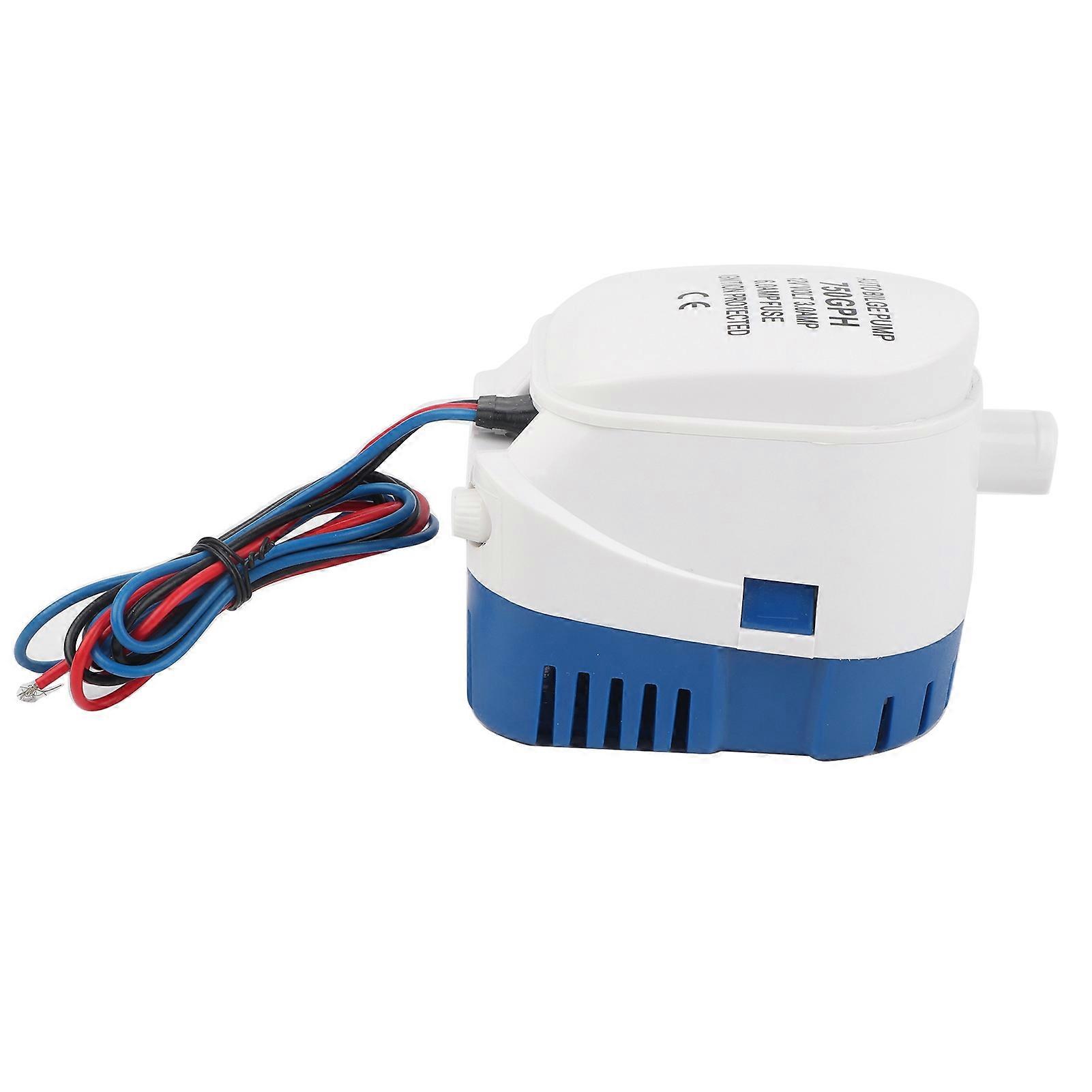 12V Boat Automatic Submersible Bilge Water Pump With Float Switch G75012V06