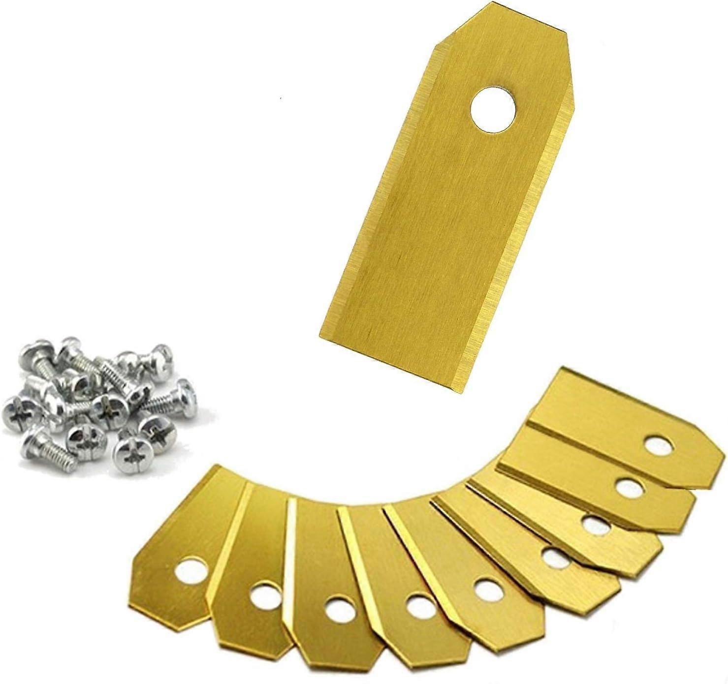 Replacement blade for robot lawn mower36x titanium blade38mm length0.75mmRobot mower accessories lawn mower blades