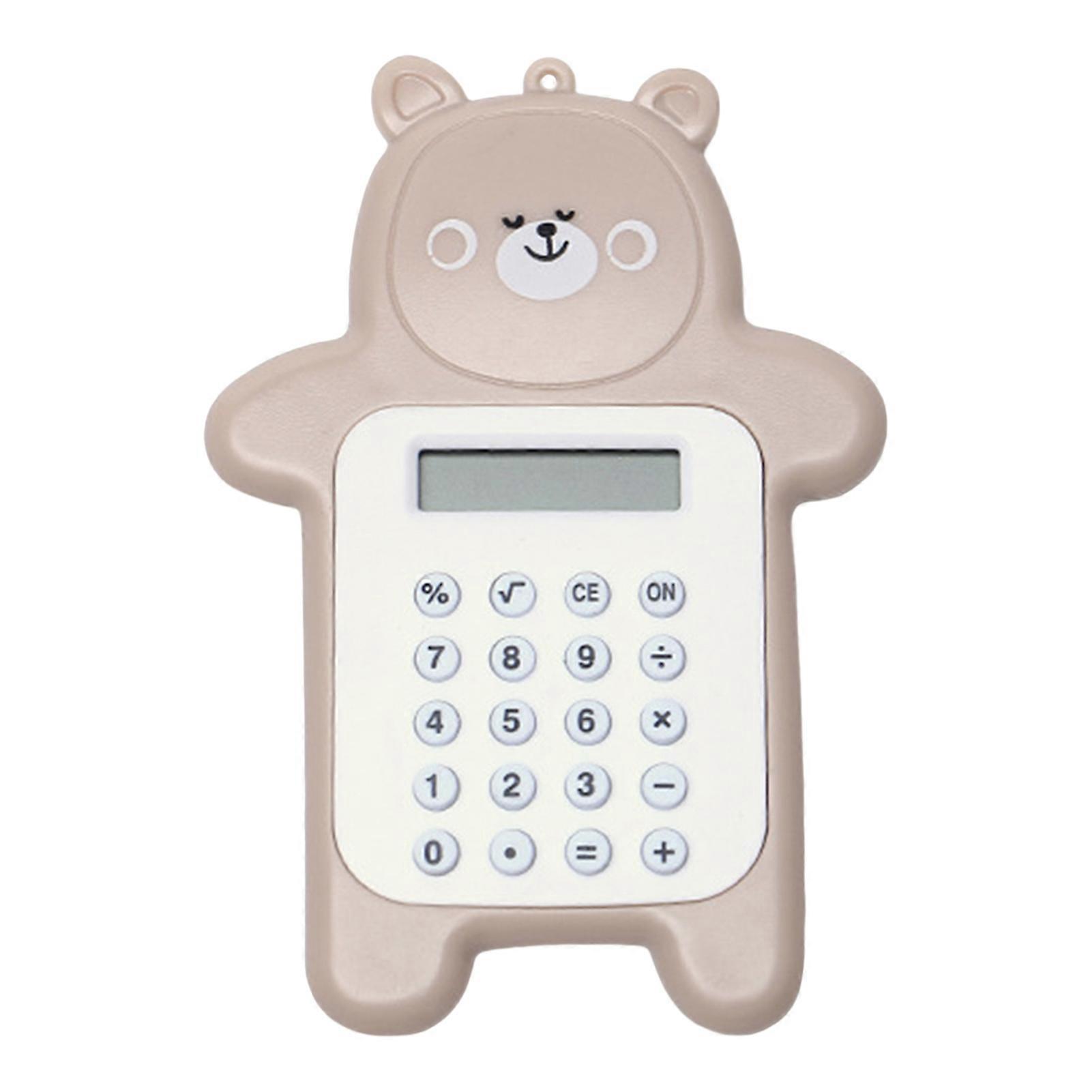 Bear Calculator Energy Saving Fadeless APS Portable Primary School Calculator for Dormitory KAESI