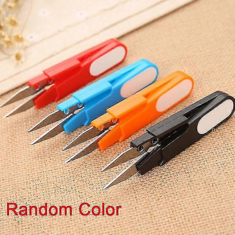 Plastic Handle Cover Sewing Scissors Thread Embroidery Cross-stitch Cutter