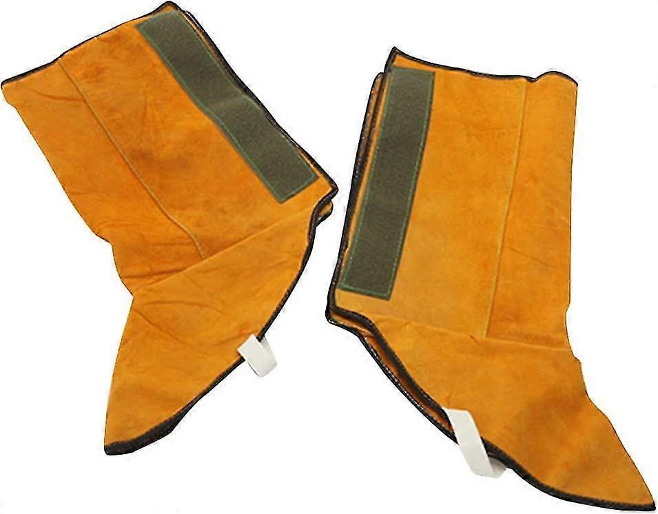 مساحات لحام جلدية ، أغطية أحذية مثبطة للهب ، معدات أمان لحام ، حماية قدم مقاومة للحرارة - q37 / YY