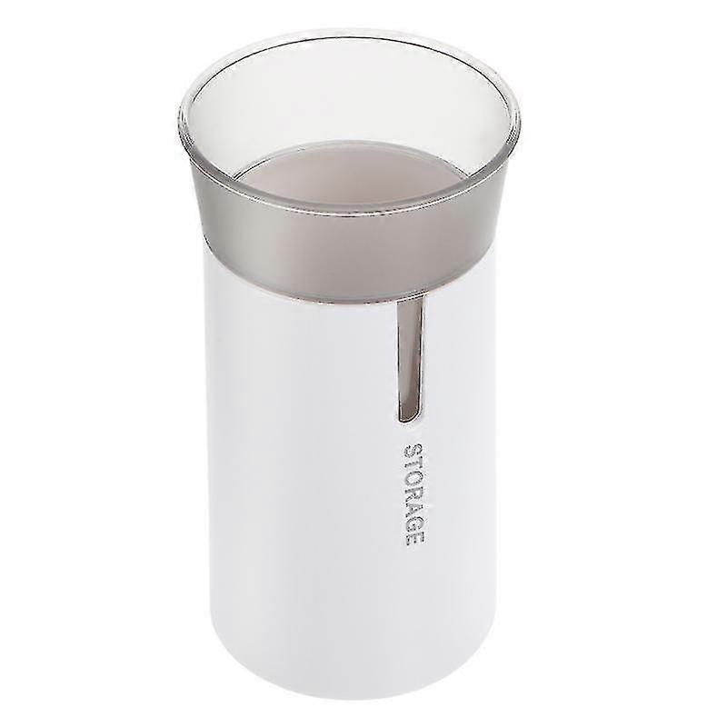 White Kitchen Cutlery Stand And Shelf Double Layer Chopsticks Jar Table Spoon