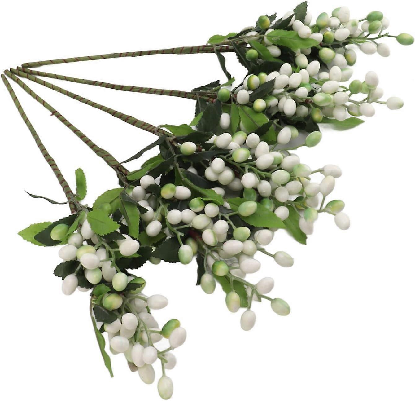 Artificial Berries, High Simulation Design Artificial Berry Stems For Living Room (Purple)