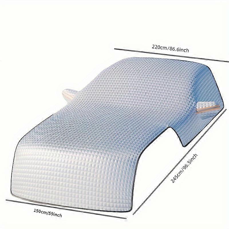 מגן שלג לרכב מגן שמש מגן קדמי מגן שלג מעובה ומוארך בחורף הגנה מפני כפור השמשה הקדמית