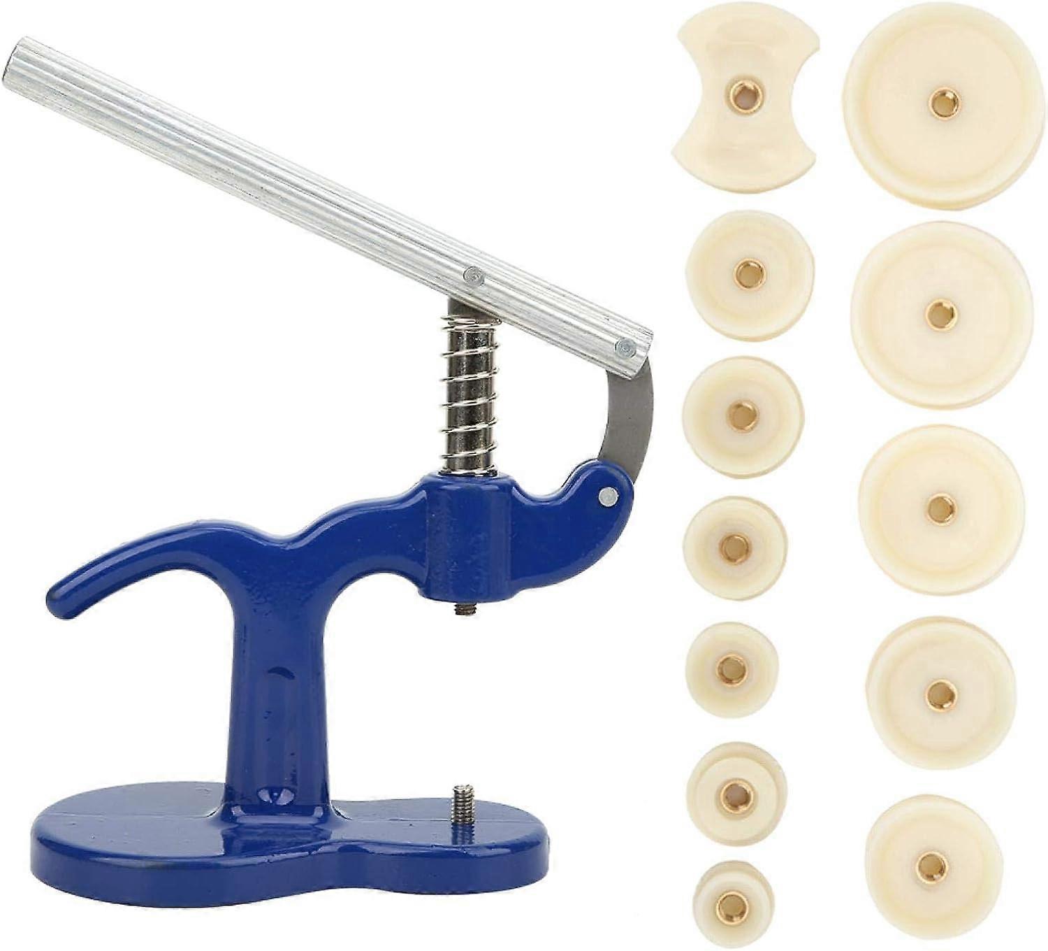 Watch Tool Kit, Manual Watch Press Set, Alloy Durable Pressing Glass Mirror for Watch Back Cover Professional Use Watch Rrepair