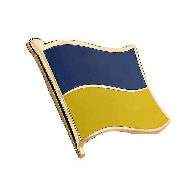 Ukraina flaggnål för jackor, ryggsäck, hattklänning