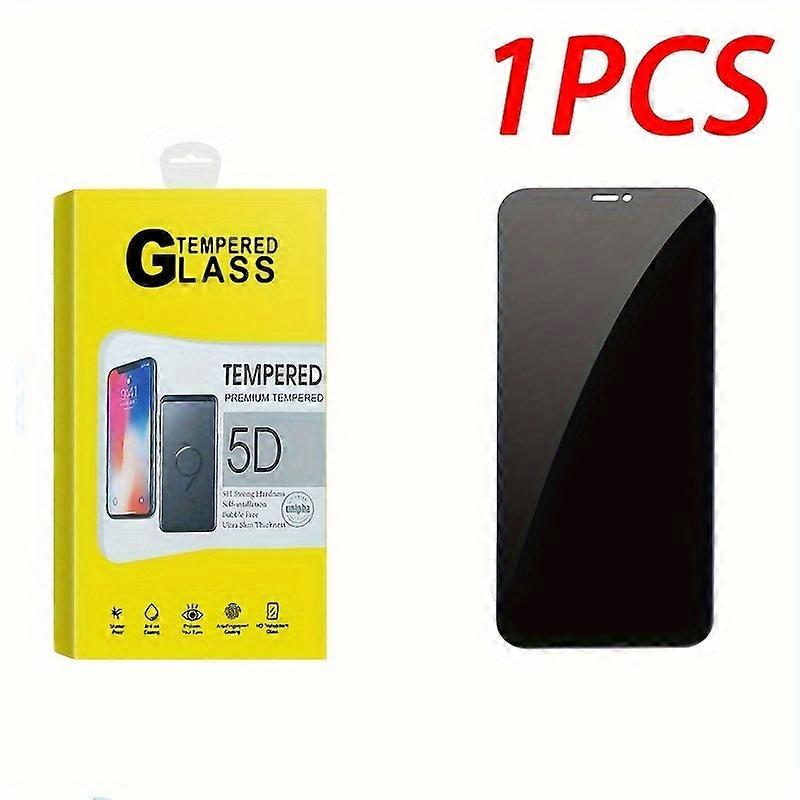 1-Pack Full Coverage Privacy Tempered Glass Screen Protector for iPhone 15, 14, 13, 12, 11 Series Screen Protector Smartphone Anti-Peep Screen Protect