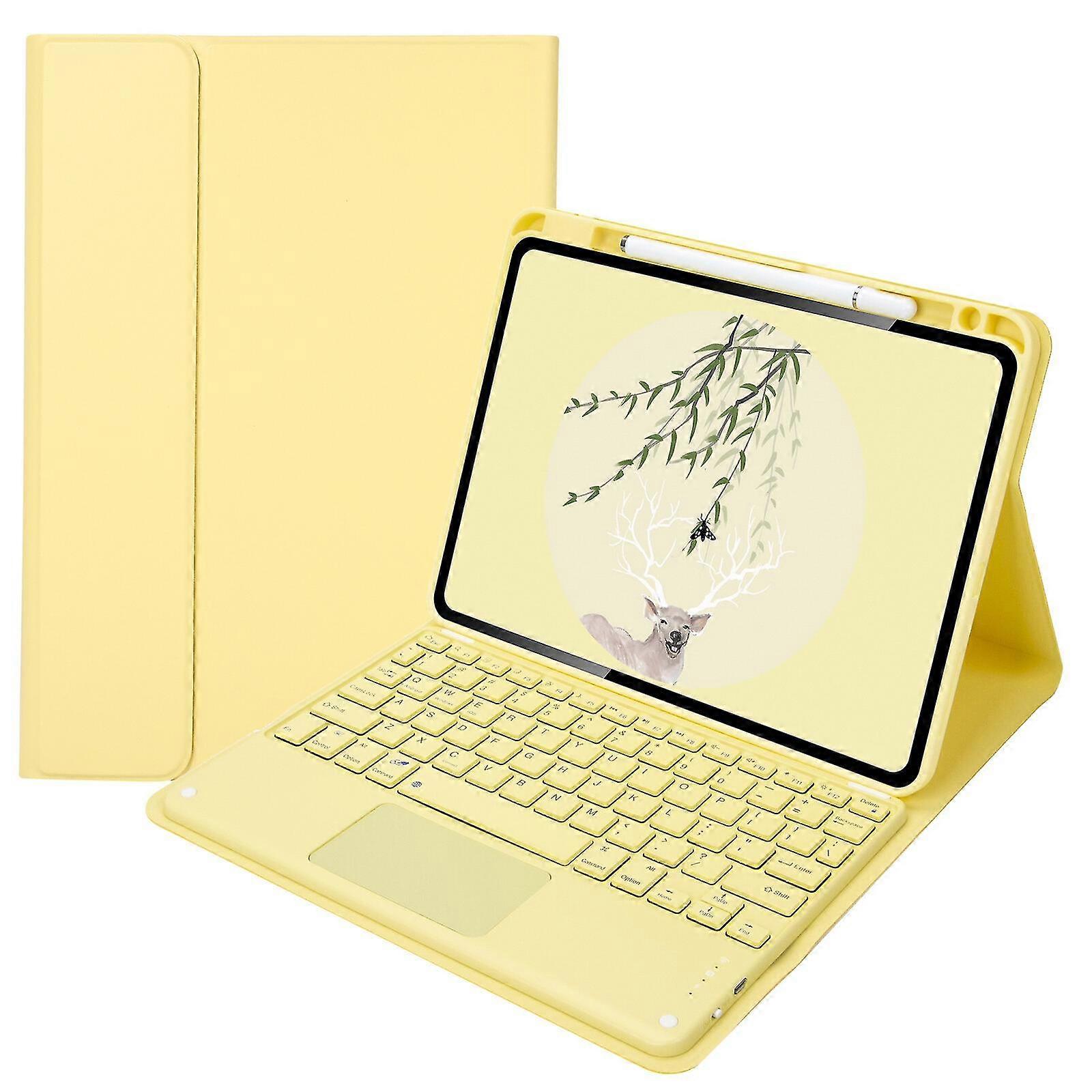 Touchpad Keyboard Case For Ipad Pro 112021/2020, Detachable Wireless Bluetooth Keyboard with Trackpad, Smart Silicone