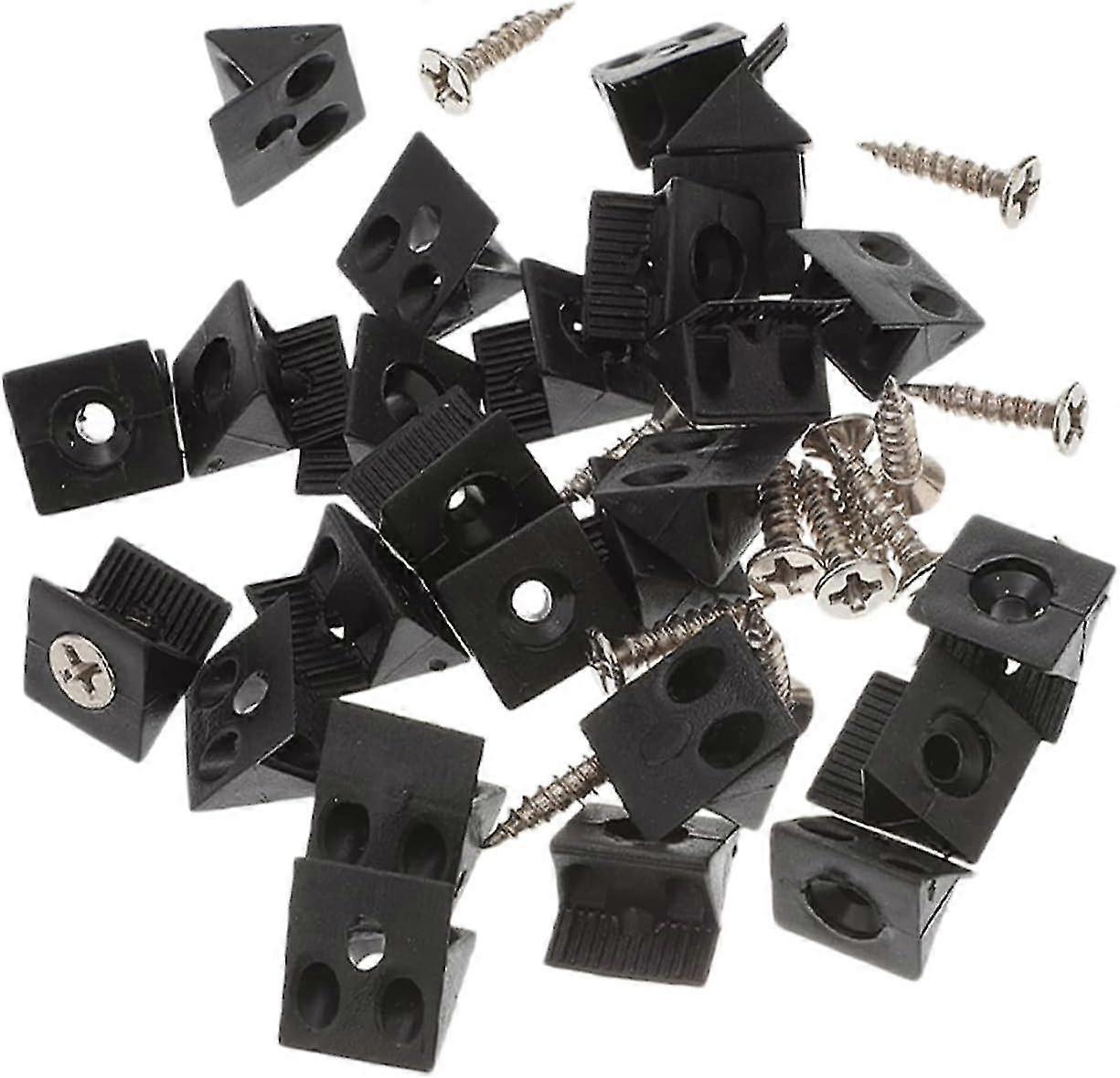 106pcs Drawer Replacement Parts Set  Back Panel Buckle Wedges Support Brackets