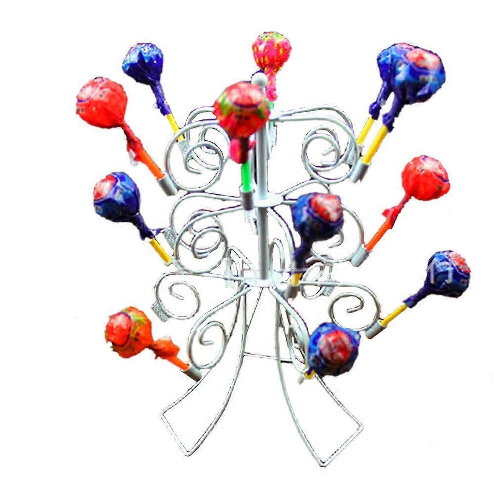 Lollipop Creative Display Stand Holder Server 3 Layers 18 Holes