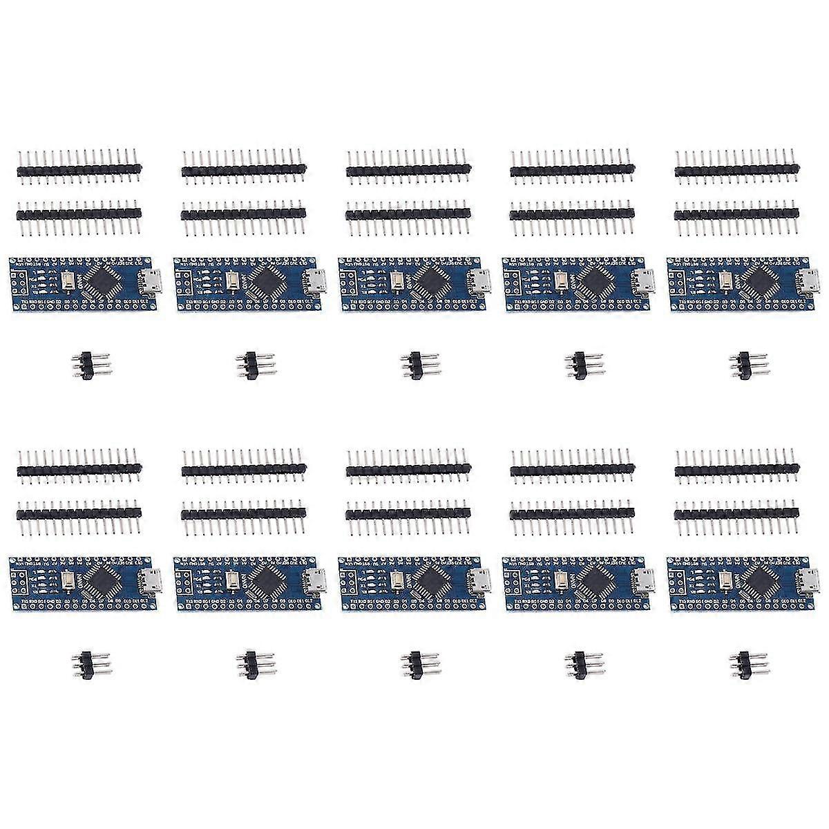 10pcs Nano 3.0 -usb With The Bootloader Compatible Nano Controller For Ch340 Driver 16mhz Atmega328