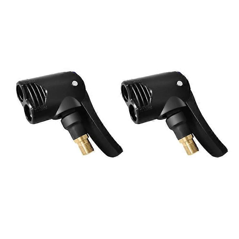 2 In 1 Tire Valve Nozzle Clamp Can Be Deflated Car Motorcycle Tyre Valve Air Inflator Adapter for American/French Tire Nozzles-Motor Vehicle Wheel Par