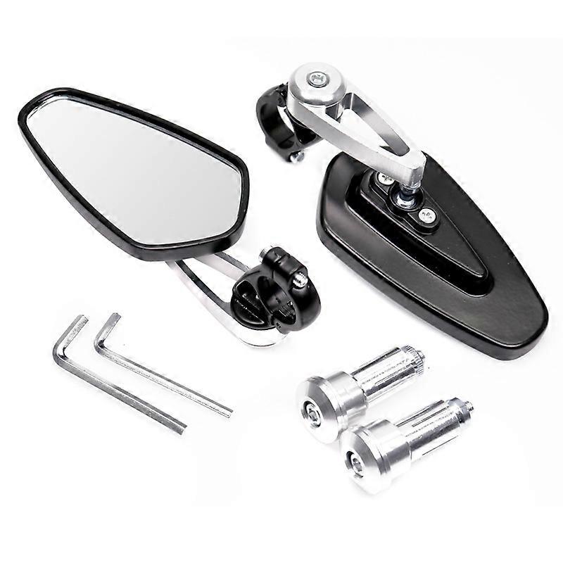 New Motorcycle Rearview Mirror Carbon Fiber Pattern Handlebar Mirror Modified Inverted Rear Mirror Motorbike Accessories