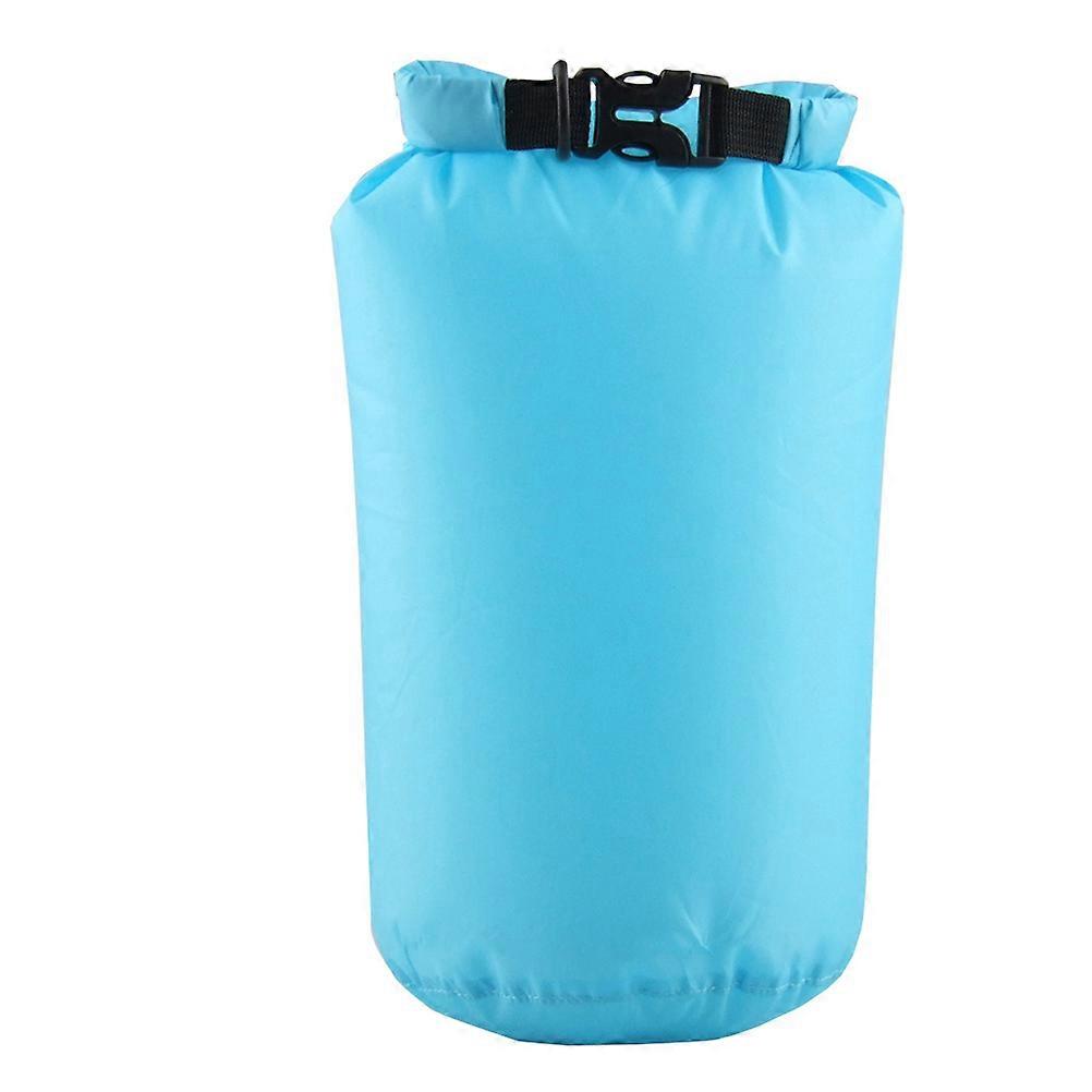 Compression Dry Sack 15L Waterproof Bag for Boat Canoe Kayak Rafting (Sky Blue)