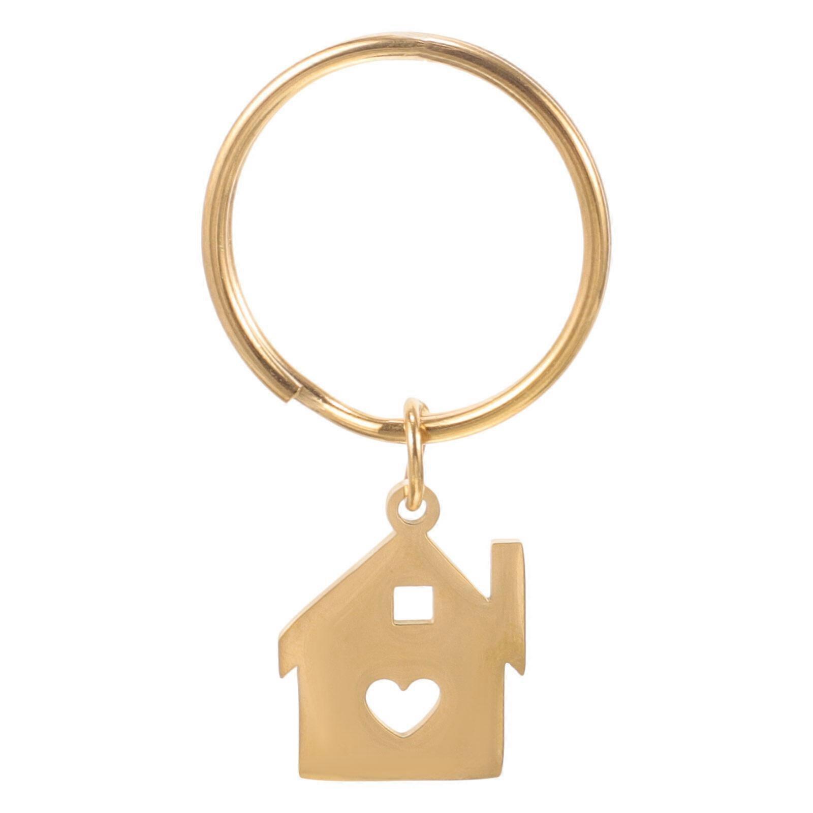 First Home Keyring Purse Keychain Bag Hanging Decoration House Shape Unique Keychain