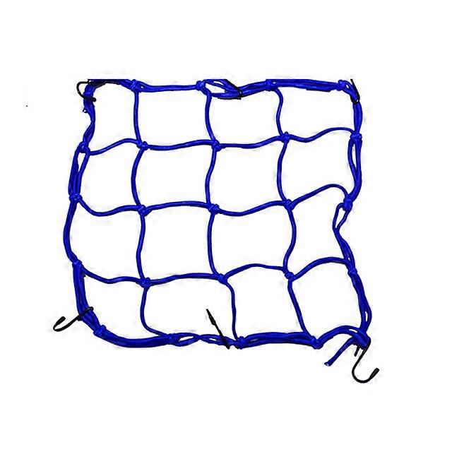 1 PC Motocicleta Bicicleta Capacete Net Elástico Rede de Bagagem Malha de Nylon 15,7 polegadas x15,7 polegadas Rack Bungee Net 6 Ganchos Ajustáveis