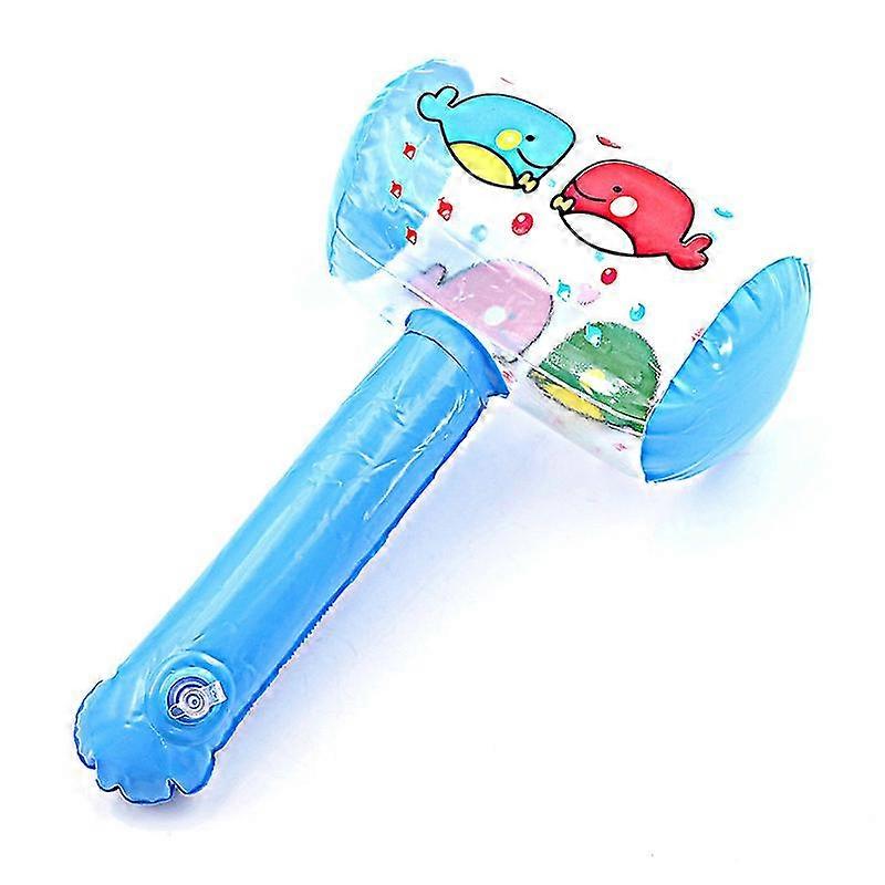 1pcs Cute Cartoon Inflatable Hammer Air Hammer With Bell Random Color