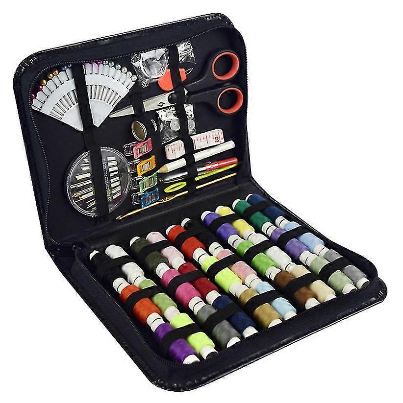 Sewing Kit,100-pack Sewing Supplies Storage Bag Scissor,thread,needles