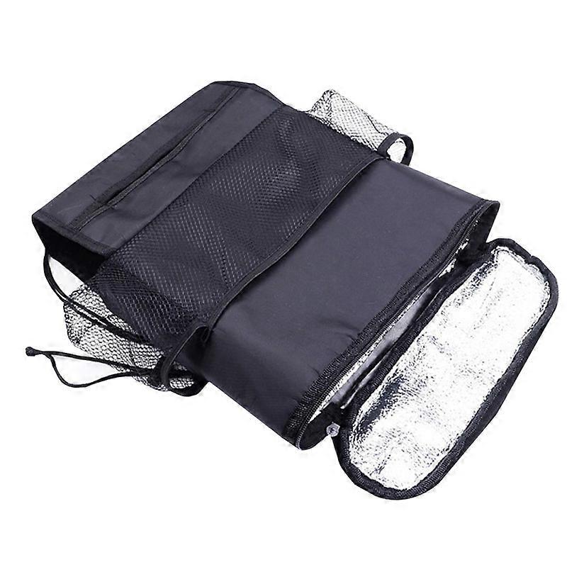 Multi-Pocket Insulation Cold Car Seat Back Storage Bag