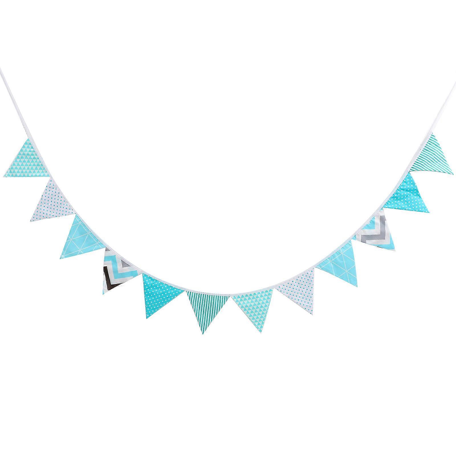 1pc Simple Pennant Flag Wall Decorative Flag Party Hanging Flag Outdoor Tent Banner for Home Shop